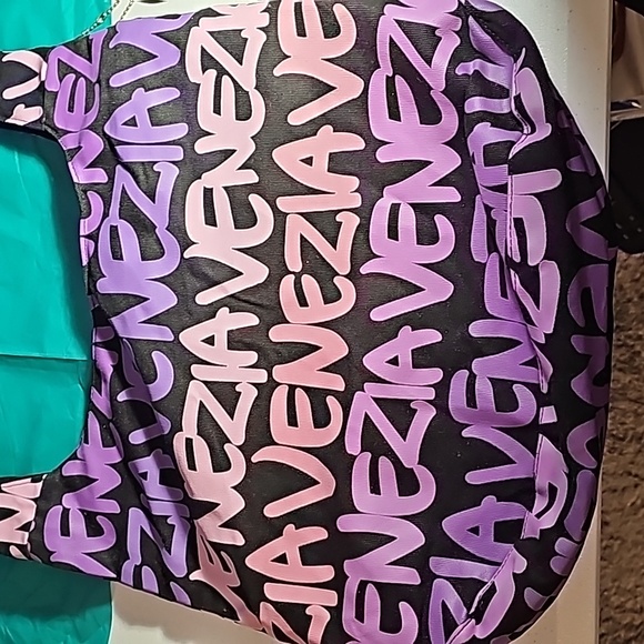 Robin Ruth RR Venezia crossbody canvas tote bag snap top comfort strap VGUC - Picture 3 of 12